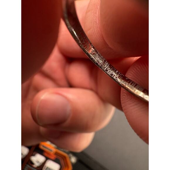 Vtg Avon Signed Sterling Silver 925 Triple Clear Round Cut Stone Ring Sz 6.75 - Picture 7 of 9